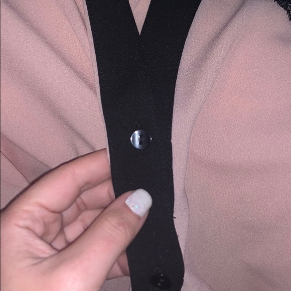 Pink Sheer Tunic - Picture 5 of 5